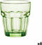 Glas Bormioli Rocco Rock Bar Groen Glas 270 ml (6 Stuks)