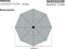 Madison Parasol Lanzarote - Stokparasol - 250 cm - Taupe