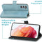 iMoshion Hoesje Geschikt voor Samsung Galaxy S21 FE Hoesje Met Pasjeshouder - iMoshion Luxe Bookcase - Lichtblauw