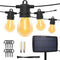 Partizzle 15m Waterdicht Lichtsnoer - Dimbaar - LED Solar Tuinverlichting 2700K Warm Wit