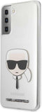 Karl Lagerfeld - Backcase Hoesje - Geschikt voor Samsung Galaxy S21 Plus - Flexibele Randen - Transparant