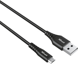 Trust 23567 - USB-naar-micro-USB-kabel - 1m - Zwart