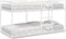 vidaXL - Stapelbed - zonder - matras - 100x190 - cm - staal - wit