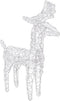vidaXL - Kerstdecoratie - rendieren - en - slee - 280x28x55 - cm - acryl