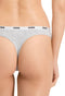 PUMA BASICS Dames 3P String - Katoen en modal - Zwart (3-pack)