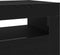 vidaXL - TV-kast - met - LED - Zwart - Eiken - 120x35x40 - cm - Bewerkt - Hout