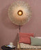 GOOD&MOJO Wandlamp Kalimantan - Bamboe/Zwart - Ø87cm - Binnen Modern