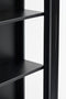 Mica Decorations Clifton Wandkast - L38 x B15 x H74 cm - Metaal - Zwart