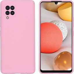 iMoshion Hoesje Geschikt voor Samsung Galaxy A42 Hoesje Siliconen - iMoshion Color Backcover - Roze