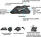 YZ06 Motorhelm Bluetooth Headset, Handsfree Waterdichte Motor Interphone Hoofdtelefoon, Universeel BT 5.0 Motorhelm Communicatiesysteem