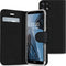 Accezz Wallet Softcase Bookcase Samsung Galaxy A22 (5G) - Kunstleer - 3 Pashouders - Zwart
