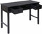 vidaXL - Schrijftafel - 110x45x76 - cm - hout - zwart