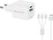 Conceptronic ALTHEA16W - Oplader 33W - 1x USB Type-A 1x USB Type-C - Wit