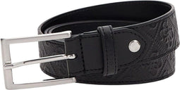 Guess Escape - Heren Riem - Imitatieleer met logo - Zwart - Maat XL