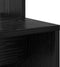 vidaXL - Kaptafel - Zwart - Eik - 78,5x37x154,5 - cm - Kunststof