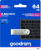 Goodram UNO3 - USB-stick - 64GB - Zilver