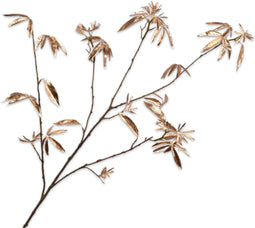 Silk-ka Kunstbloem-Zijde Bladtak Goud 126 cm