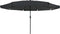 vidaXL - Tuinparasol - met - LED-verlichting - Ø395x245 - cm - Antraciet