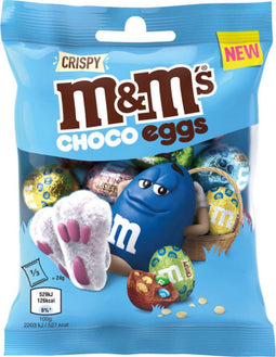M&M's Chocolade Crispy Eitjes 1 x 72 gram