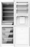 ecotec Bolero CoolMarket Combi 296 DF WD Inox - Combi-koelkast - 296 liter - LED-verlichting