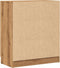 vidaXL - Dressoir - 60x30x70 - cm - bewerkt - hout - artisan - eikenkleurig