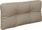 vidaXL Bankkussen pallet 70x40x10 cm taupe