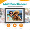 Pora&Co - Digitale fotolijst - WiFi met Frameo App - 10,1 inch HD IPS - Bruin