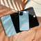 Selencia Hoesje Geschikt voor iPhone 11 Hoesje Met Pasjeshouder - Selencia Eny Uitneembare Vegan Lederen Clutch - Blauw