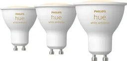 Philips Hue White ambiance - GU10 spot - warm tot koelwit licht - set van 3