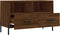 vidaXL - Tv-meubel - 80x36x50 - cm - bewerkt - hout - bruin - eikenkleur