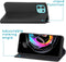 iMoshion Hoesje Geschikt voor Motorola Edge 20 Lite Hoesje Met Pasjeshouder - iMoshion Slim Folio Bookcase - Zwart