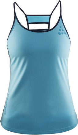 Craft Breakaway - Sportshirt - UPF 40+ bescherming - Sea/Dark Grey Melange