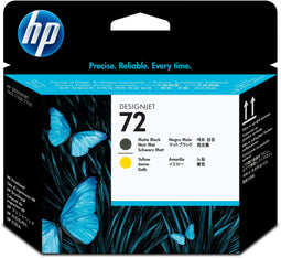 HP 72 - Inktcartridge - Matte Zwart en Geel
