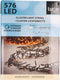 Luca Lighting Cluster - Kerstverlichting - 576 LED Lampjes - Warm Wit - L420 cm