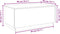vidaXL - Salontafel - met - LED-verlichting - 90x50x40cm - artisanaal - eikenkleur