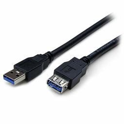 StarTech USB 3.0 verlengkabel A naar A - 2 m - 5 Gbps - Zwart