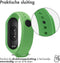 iMoshion Bandje Geschikt voor Xiaomi Mi Band 3 / 4 - iMoshion Siliconen band inkliksysteem ronde sluiting - Groen