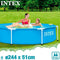 Intex Metal Frame Pool - Opzetzwembad - Ø 244 cm x 51 cm - Blauw
