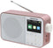 Kenwood CR-M30DAB-R - Portable Radio - DAB+ FM Bluetooth - Roze goud-wit