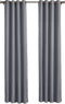 Larson - Luxe hotel blackout gordijn - met ringen - 1.5m x 2.5m - Lichtgrijs - 2 stuks
