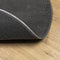 vidaXL - Vloerkleed - IZA - laagpolig - Scandinavisch - Ø - 160 - cm - antraciet