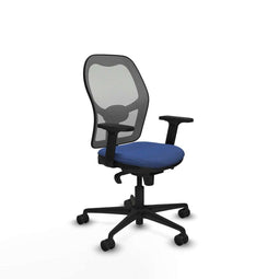Piqueras y Crespo 2D036N0 - Bureaustoel - Verstelbare hoogte met armleuning - Marineblauw