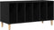 vidaXL - Plankenkast - in - Zwart - Eiken - 100x38x48 - cm - van - Geengineerd - Hout