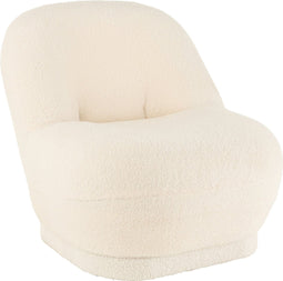 J-Line zetel Teddy Bouclé - velvet - wit
