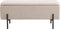 House Nordic Watford - Bankje Bouclé Opslag - Beige 95x36,5x46cm