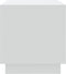 vidaXL - Tv-meubel - 40x41x44 - cm - bewerkt - hout - wit