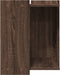vidaXL - Kattenbakkast - 42x42x51 - cm - bewerkt - hout - bruin - eikenkleurig