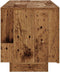 vidaXL - Nachtkastje - 100x35x40 - cm - bewerkt - hout - oud - houtkleurig
