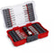 Einhell M-CASE - 33-delige bitset met snelwisselhouder - S2 staal (1 set)