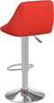 vidaXL - Barstoelen - 2 - st - kunstleer - rood